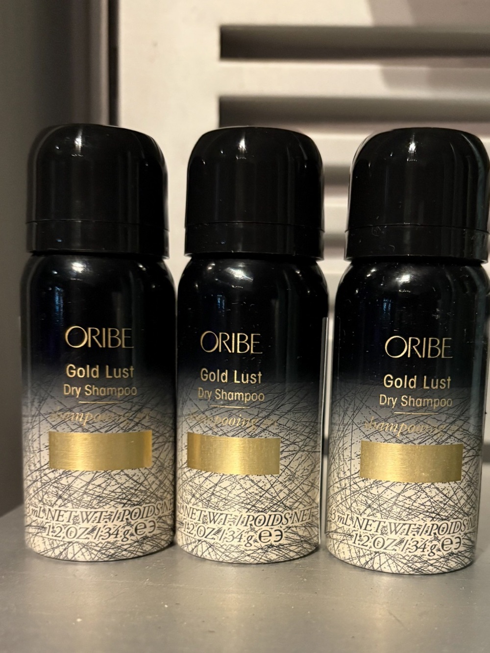 Oribe Gold Lust Dry Shampoo 1.2 oz bundle w/travel bag